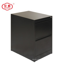 Metal vertical 2 drawer steel file storage cabinet assembled wardrobe